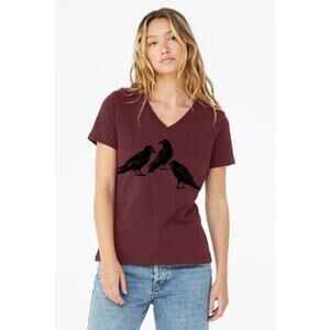 Salty Raven T Shirt- Size S- Gently Loved